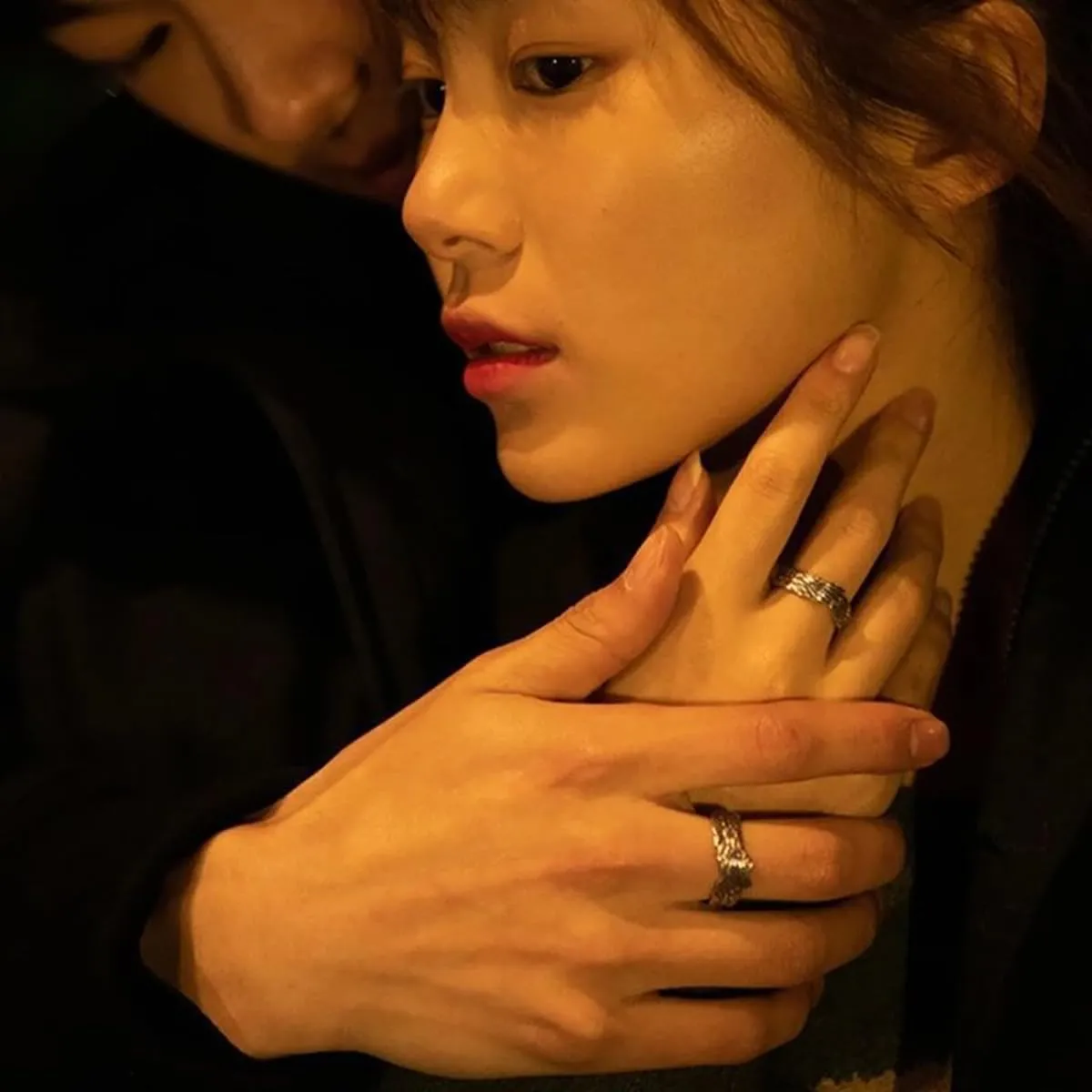 Punk Wing Ring for Women Men Vintage Angel Devil Wings Ring Openable Adjustable Silver Wings Rings Birthday Party Friendship Couple Jewelry