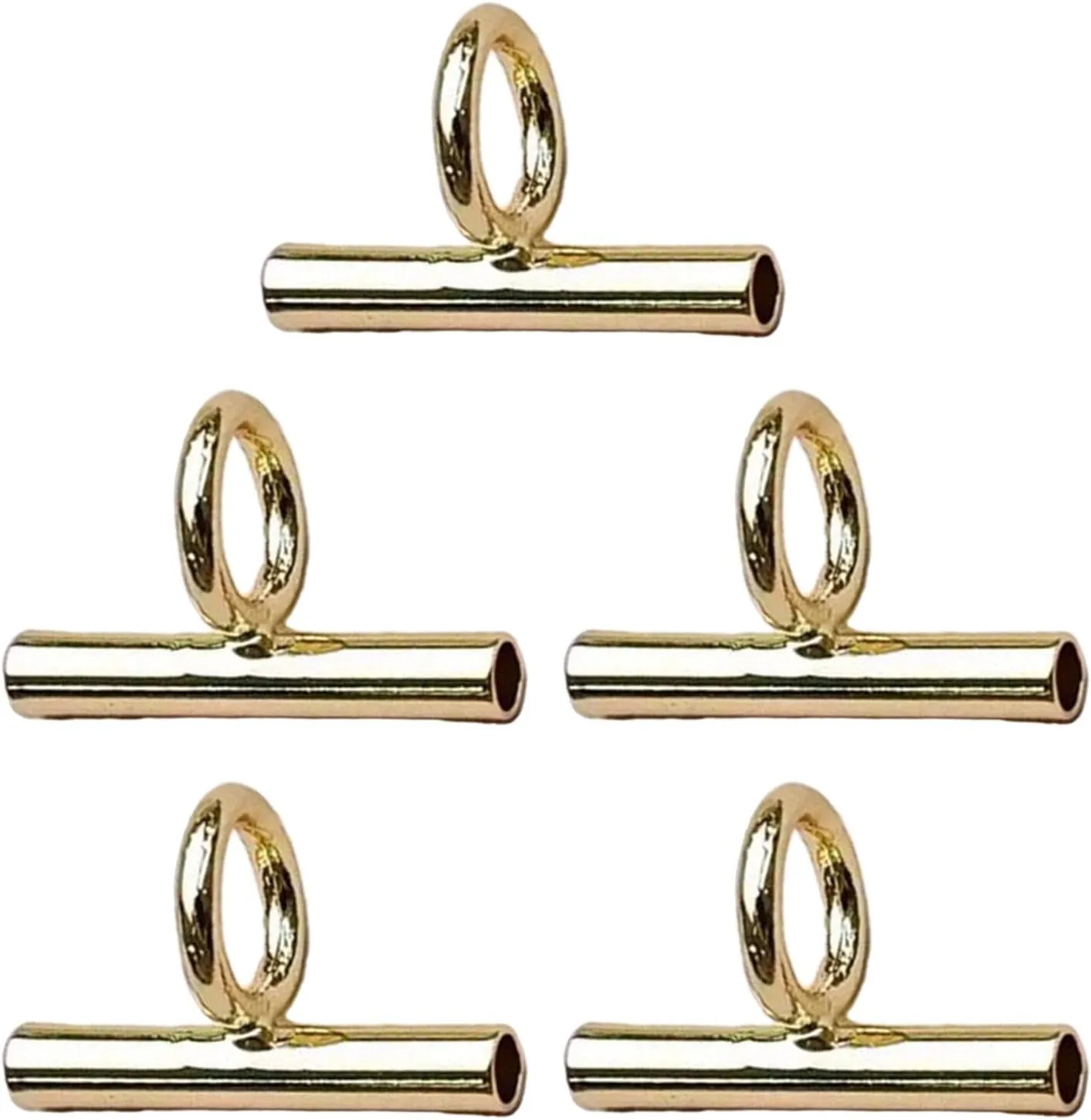PURPLELILY Convertible Necklace and Brooch Adapter Pin to Pendant Converters Jewelry Accessories Alloy Material for Brooch Necklace, 13mm, Metal, Gold