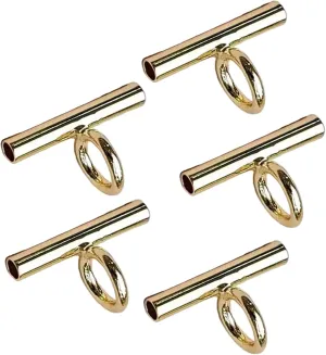 PURPLELILY Convertible Necklace and Brooch Adapter Pin to Pendant Converters Jewelry Accessories Alloy Material for Brooch Necklace, 13mm, Metal, Gold
