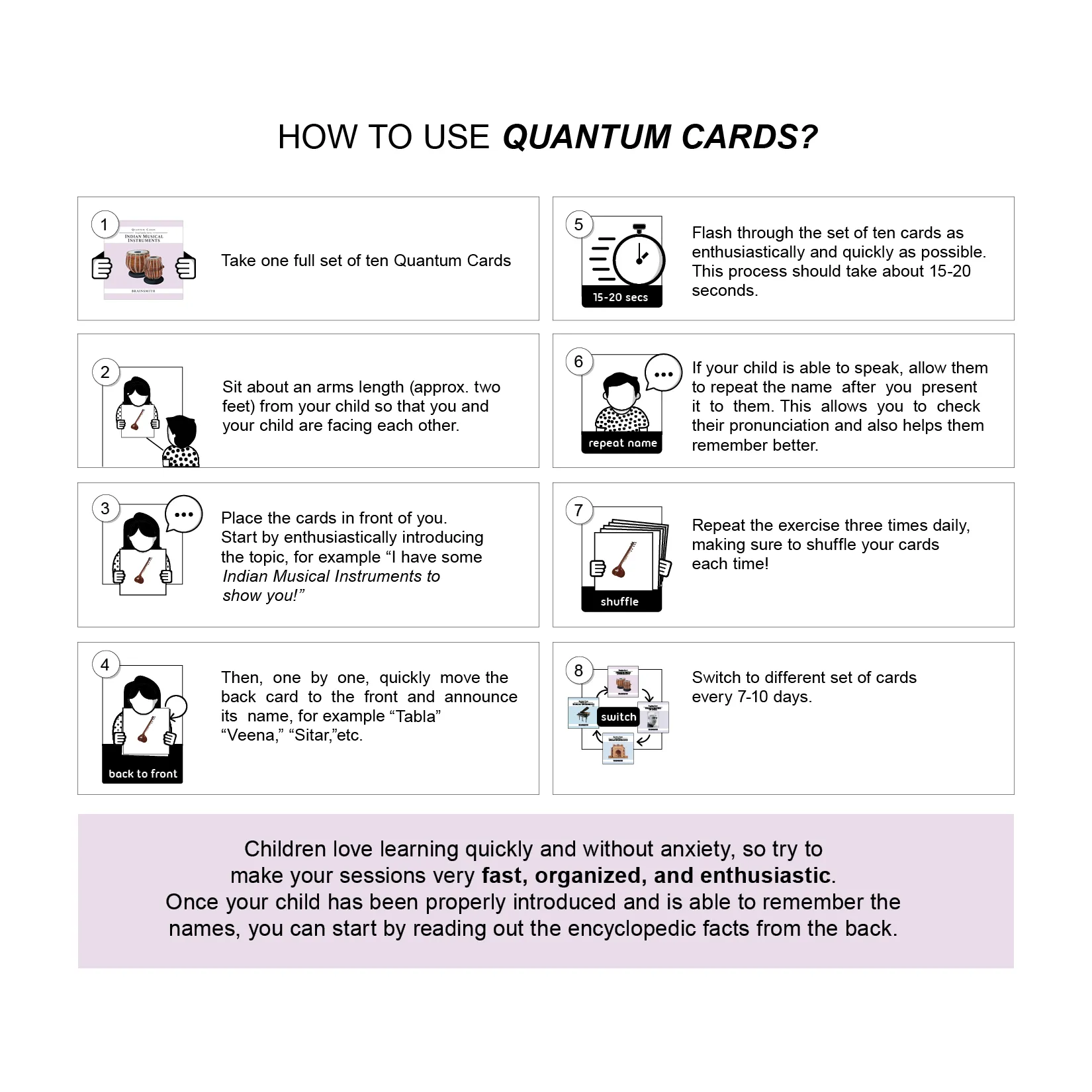 Quantum Cards <br> Indian Musical Instruments