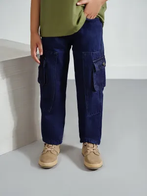 "AYAMI" Cargo Fit Denim Jeans