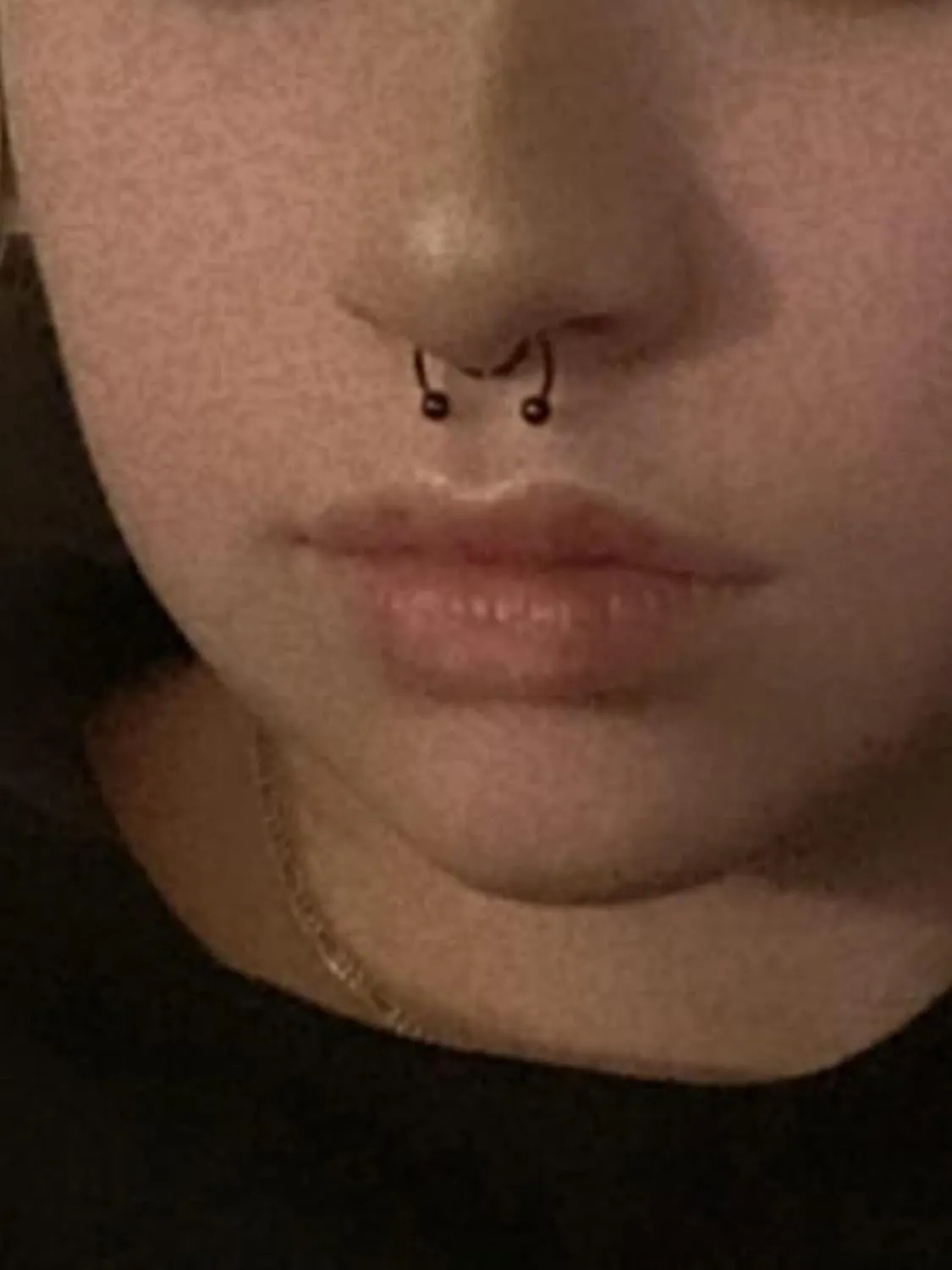 QWALIT Fake Nose Ring Gold Fake Septum Ring Hoop Silver Faux Septum Piercing Clip on Lip Ring Stick on Nose Stud Non Piercing Ear Earring Cuffs Gold Lip Cuff Non Pierced