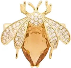 Rhinestone Bee Brooches Colorful Crystal Bee Brooch Pin Lapel Pin for Women Jewelry