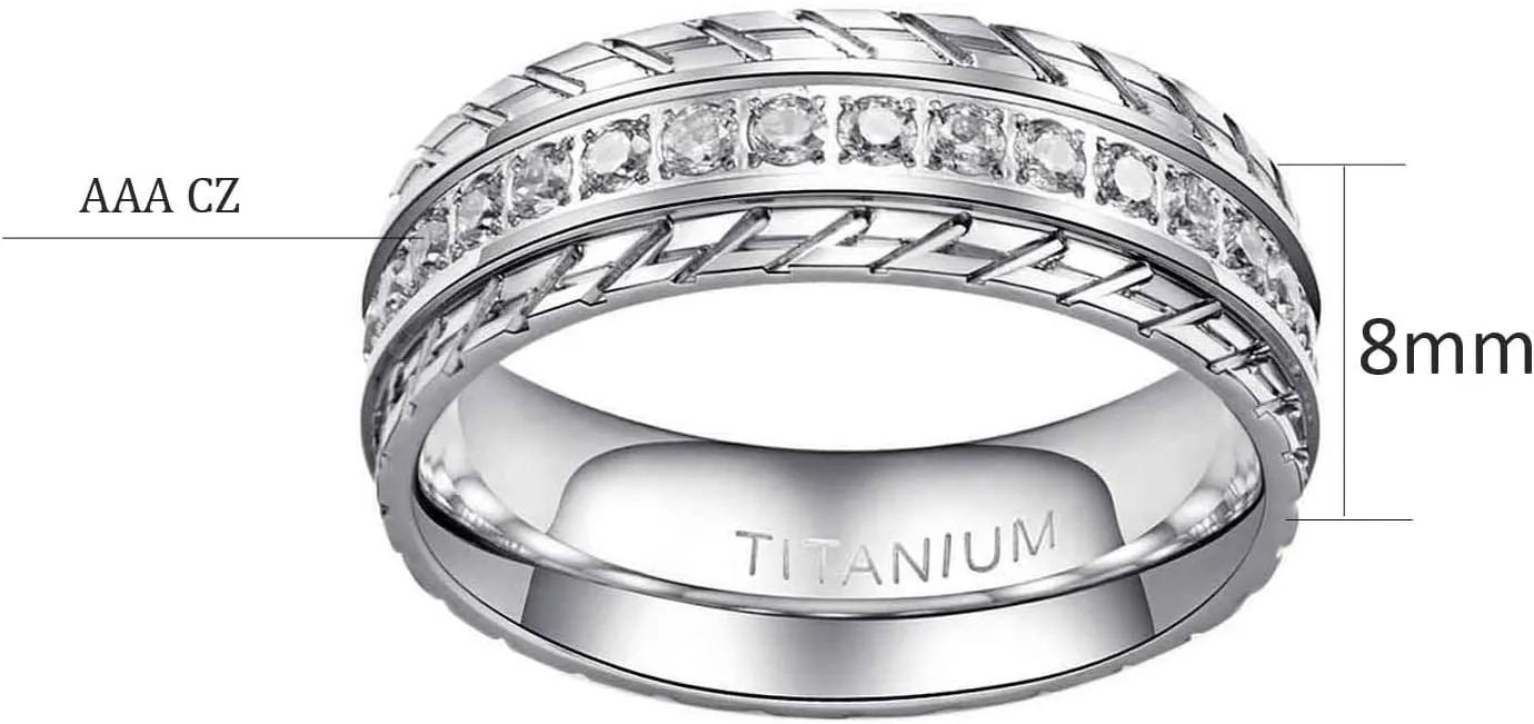 ringheart Couple Rings 4pcs Matching Rings 1ct AAA CZ White Gold Plated Women Wedding Ring Sets for Him and Her