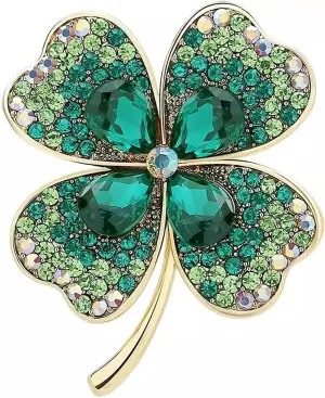 Rose Flowers Brooches Pins Women's Fashion Crystal Pins Tulip Brooch Alloy Rhinestone Leaf Brooch