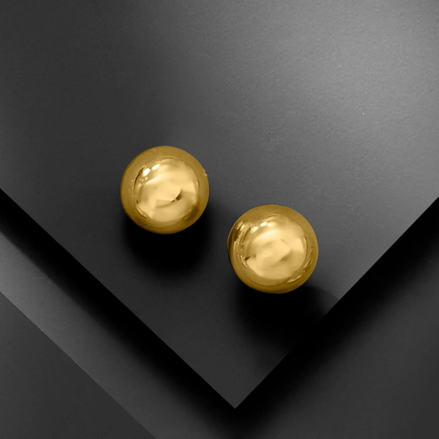 Ross-Simons 14kt Yellow Gold Ball Stud Earrings
