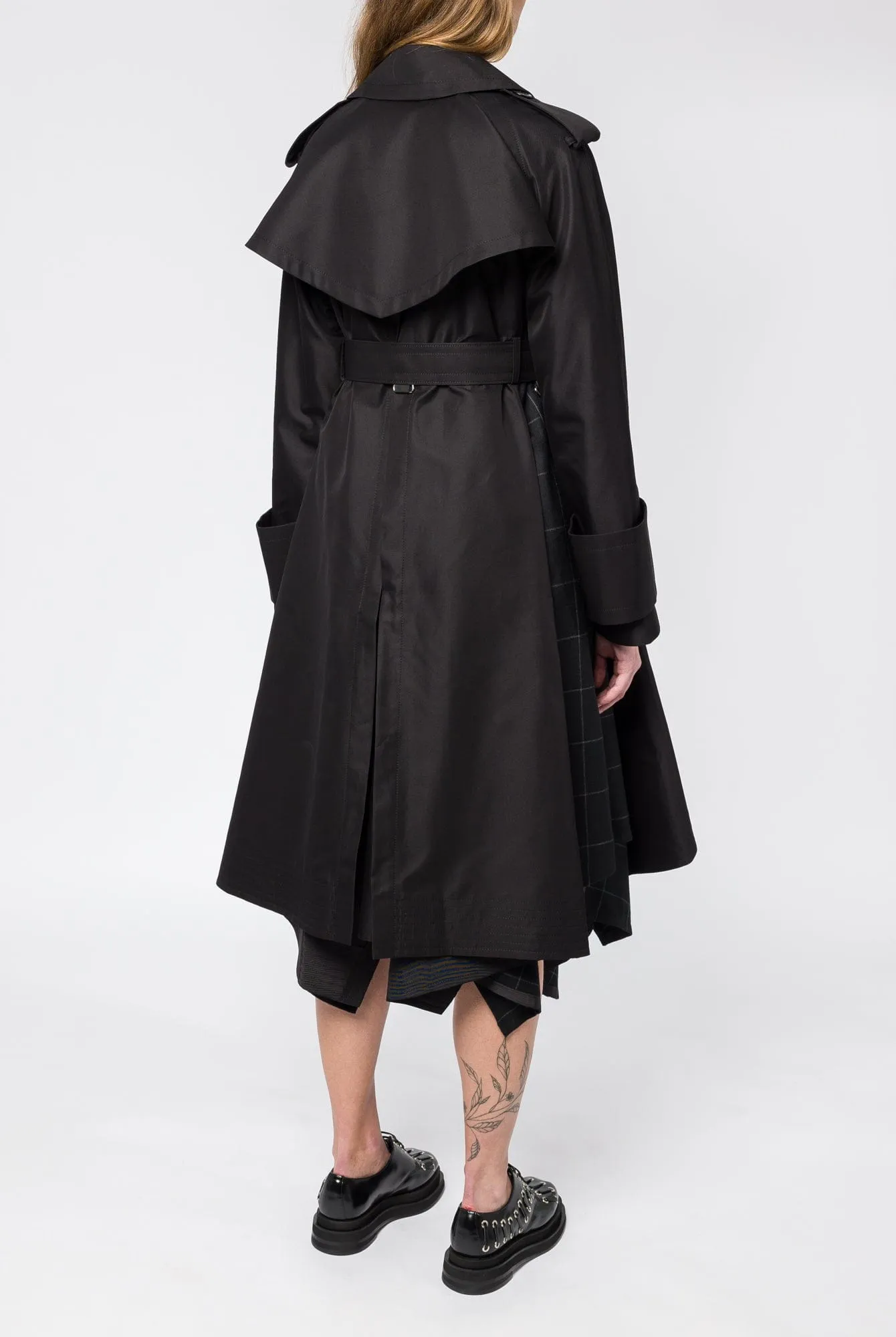 Sacai Cotton Gabardine x Windowpane Coat