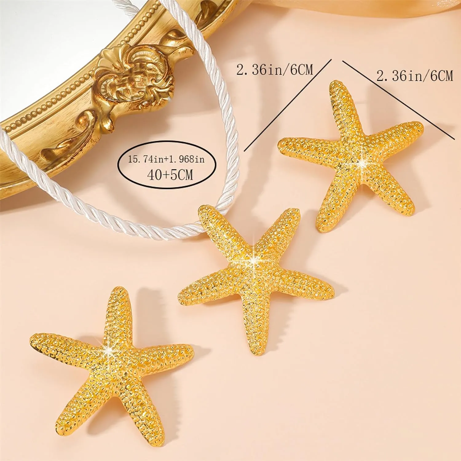 Seashell Necklace for Women Starfish Necklace Summer Beach Charm Necklaces Trendy Boho Pearl Shell Necklaces Summer Outfits for Women Beach Starfish Earrings Vacation Earrings Seashell Jewelry