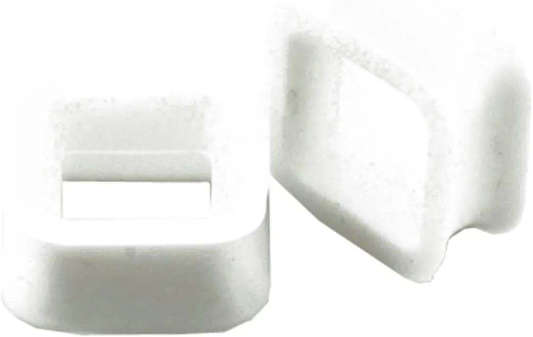Silicone Plugs for Ears Gauges Women and Men Multicolor Square Shape Ear Tunnels Ear Expander Body Piercing Jewelry, 2PCS, 4MM - 20MM