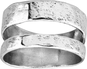 Silpada 'Double Spaced' Two Bar Ring in Sterling Silver