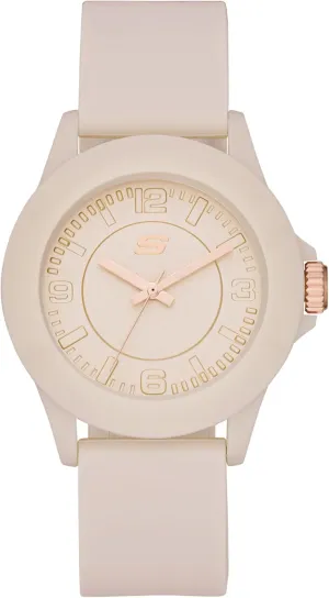 Skechers Women's Rosencrans Mid Quartz Plastic and Silicone Casual Sports Watch