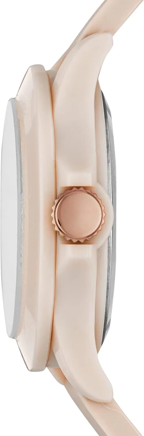 Skechers Women's Rosencrans Mid Quartz Plastic and Silicone Casual Sports Watch