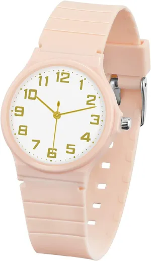 SOCICO Nurse Watch for Medical Doctor Professionals Students Women Men,Easy Read Dial with Soft Silicone Band, 30M Waterproof Lightweight Case - Elegance and Functionality