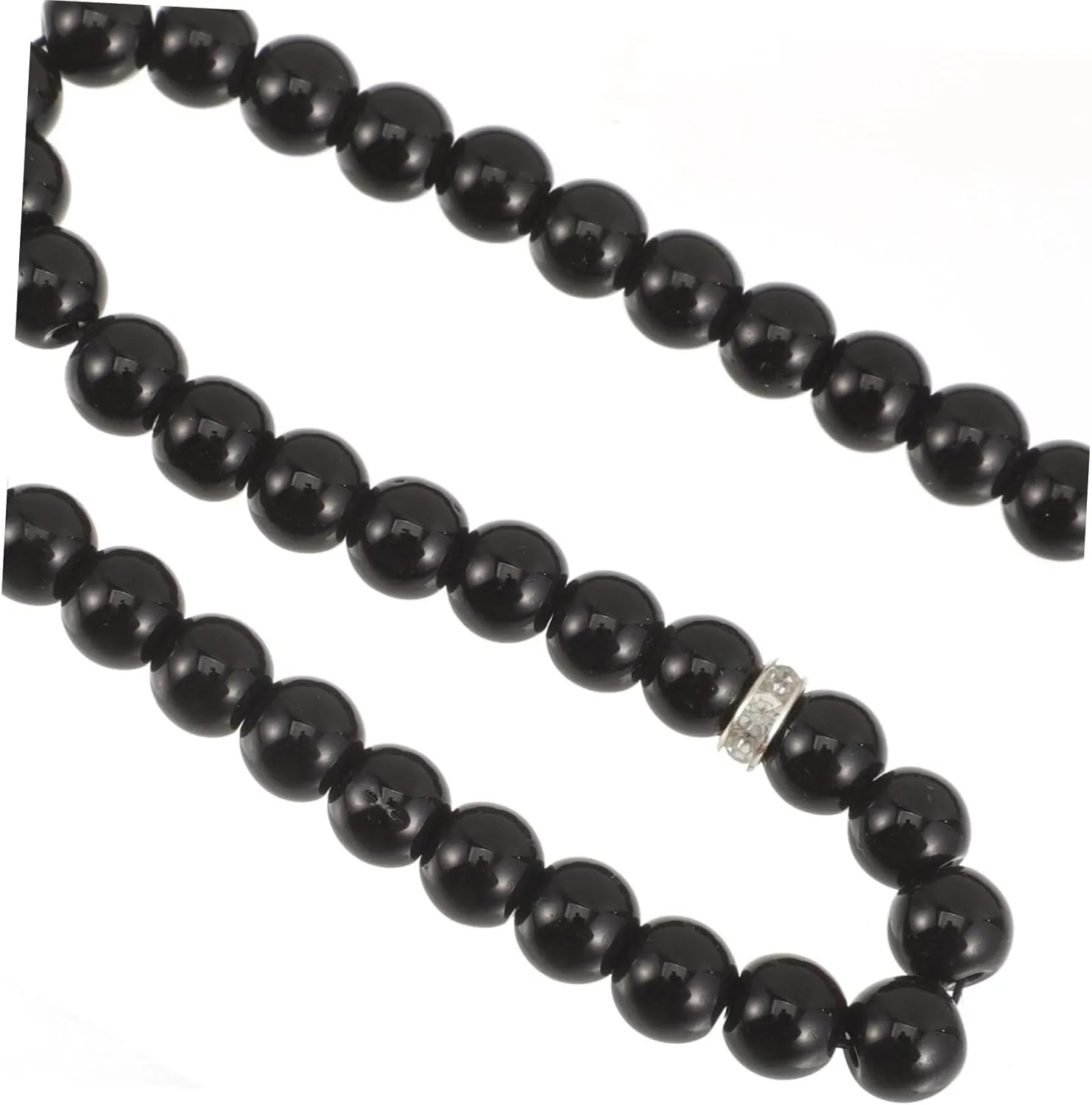 SOIMISS 2pcs Beads Jewelry Necklace Glass Bead Bracelets Bracelet for Women Muslim Prayer Necklace Bracelets for Women Buddha Bracelets Glass Blue Religious Bracelet Buddha Beads Chain