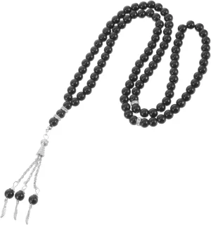 SOIMISS 2pcs Beads Jewelry Necklace Glass Bead Bracelets Bracelet for Women Muslim Prayer Necklace Bracelets for Women Buddha Bracelets Glass Blue Religious Bracelet Buddha Beads Chain