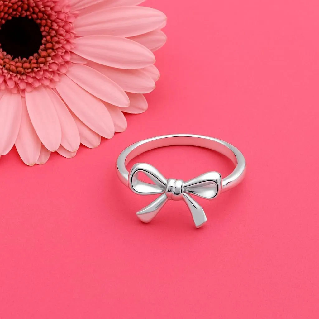Solid 925 Sterling Silver Vintage Infinity Bow, Musical Guitar, Hammered Band Mens, Women's Stackable Rings | Statement, Spring Season Ring | Unisex Stacking Ring Bands | Graduation Gift