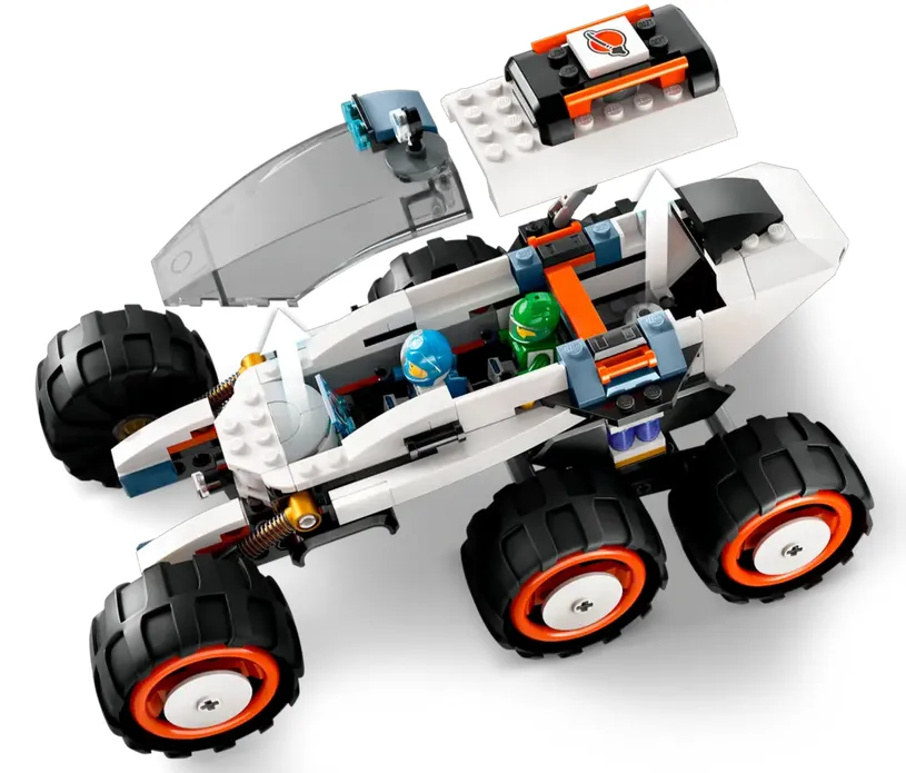 Space Explorer Rover and Alien Life Lego City