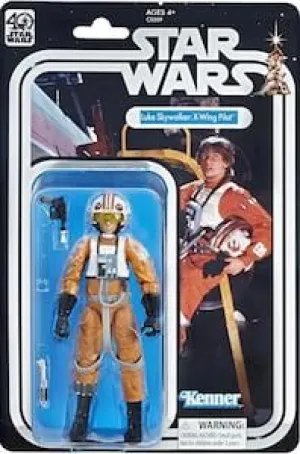 Star Wars: Kenner Action Figure - Luke Skywalker: X-Wing Pilot 40th Anniversary