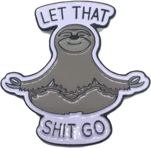 Stickeroonie Sloth Enamel Pins - Cute & Funny Pins for Backpacks, Hats, Jeans & Jackets - 1.4 Inches