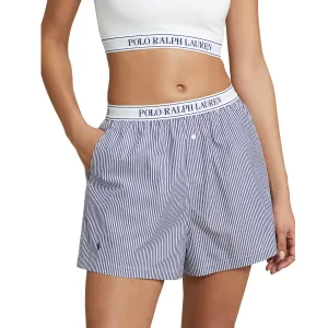 Stripe Boxer with Logo Elastic