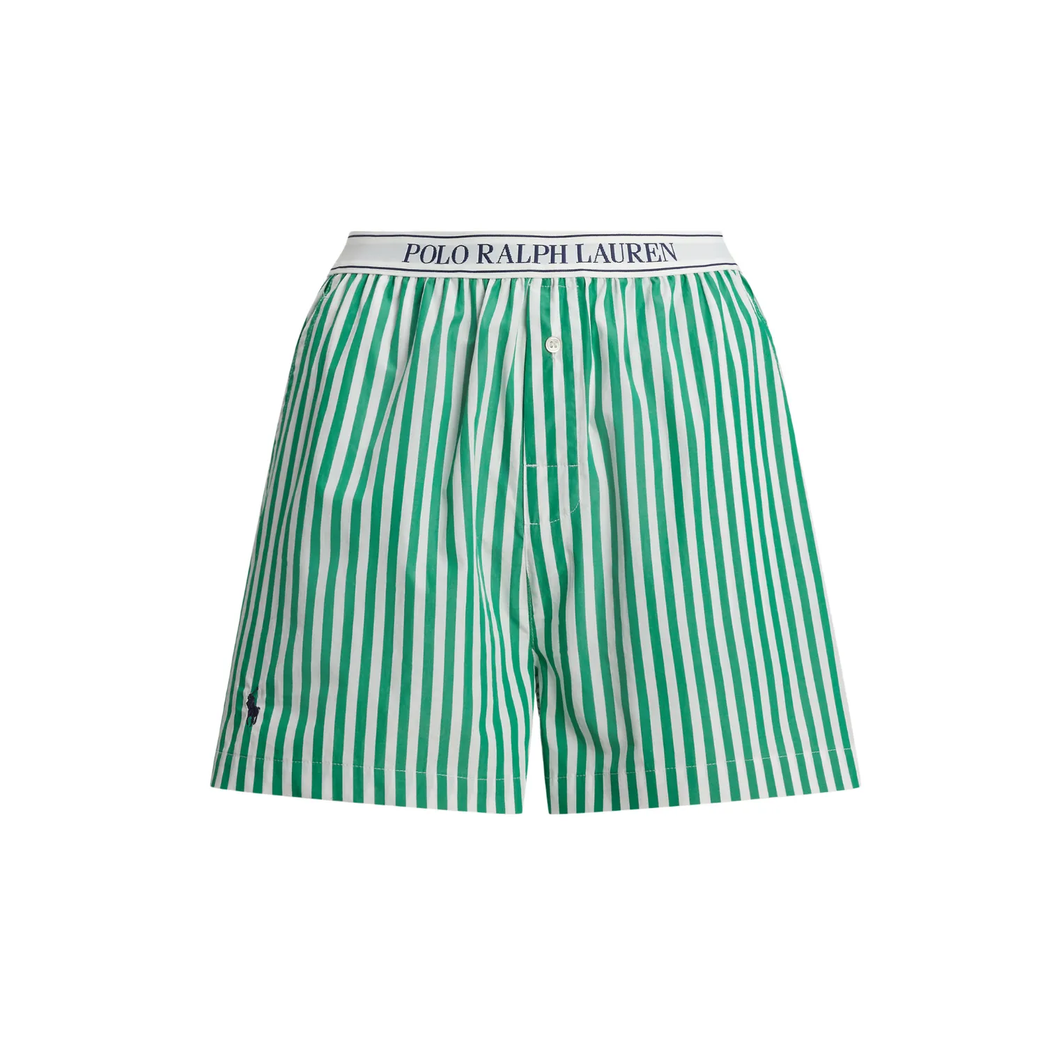 Stripe Boxer with Logo Elastic