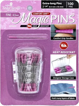 TAYLOR SEVILLE Magic PINS Extra Long FINE 100PCS