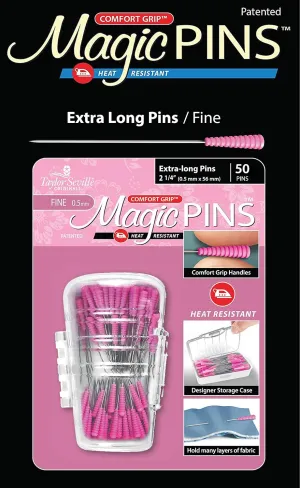 Taylor Seville Magic PINS Extra Long FINE 50PCS
