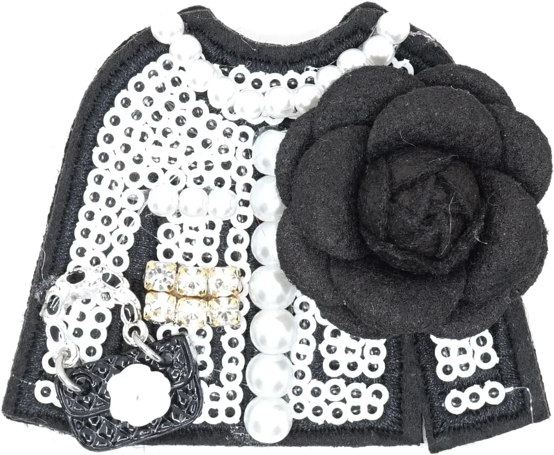 Teri's Boutique Rhinestone Sequin Imitation Pearl Decorative Cardigan Flower Fashion Jewelry Women Brooch Pin