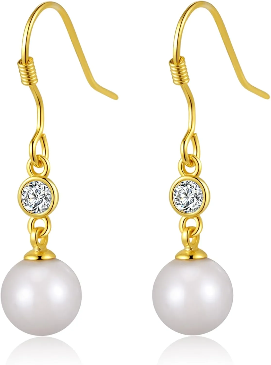 ToHeart Gold Dangle Earrings for Women Small Gold Hoop Earrings