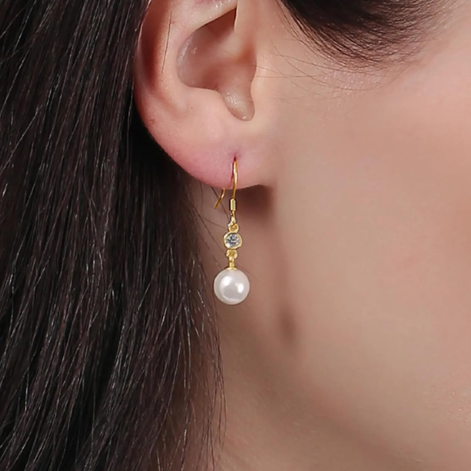 ToHeart Gold Dangle Earrings for Women Small Gold Hoop Earrings