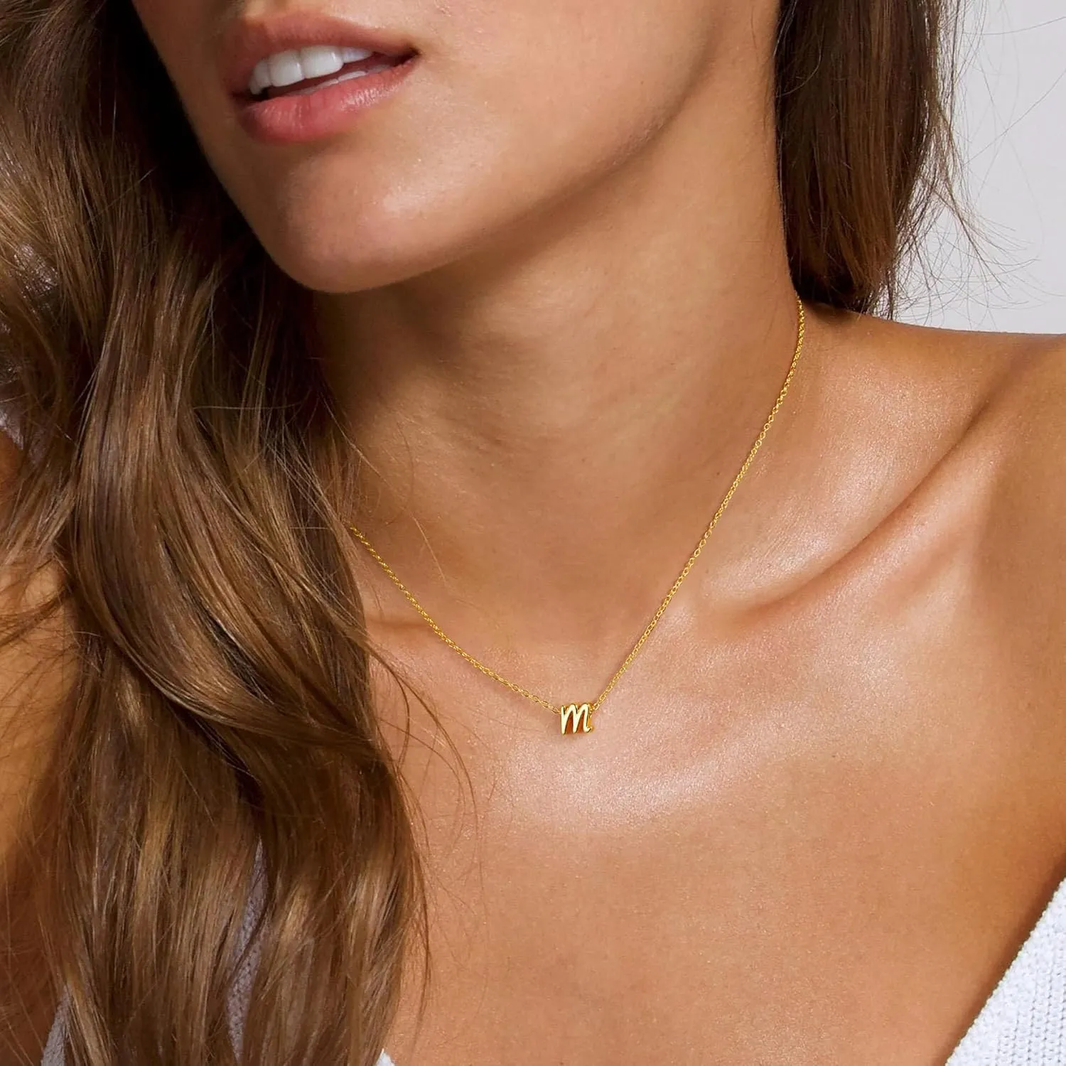 Turandoss Cross Necklace for Women Trendy - Gold Initial Letter Necklaces for Women, Personalized Layered Tiny Cross Necklace Jewelry Gifts, Dainty 14k Gold Plated Necklaces Jewelry Gifts for Her
