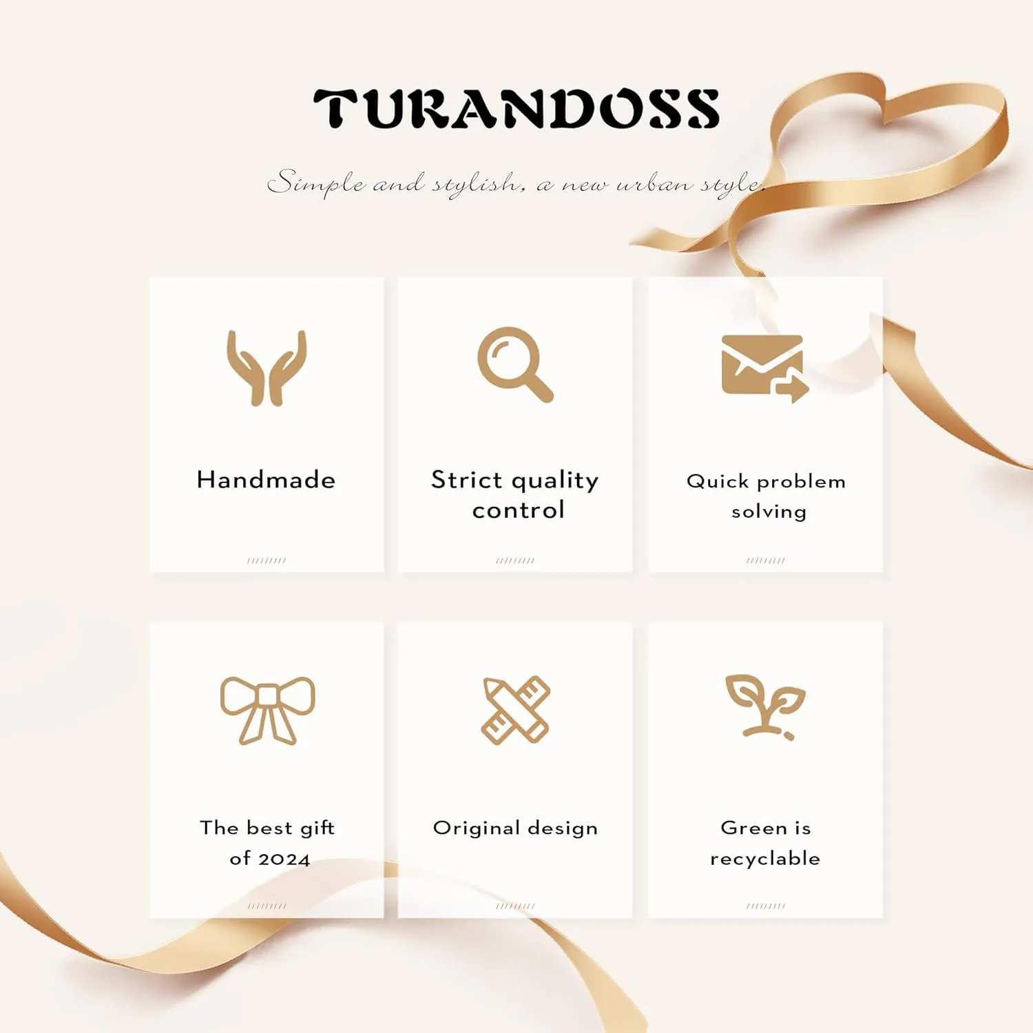Turandoss Dainty Gold Initial Necklaces for Women Trendy - Layered Gold Initial Tiny Small Pendent Necklaces for Women, Personalized Choker Paperclip Chain Necklace Easter Jewelry Gifts for Her