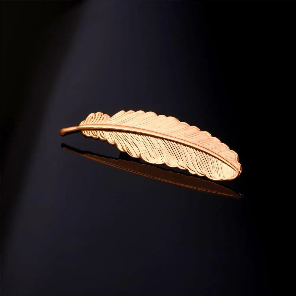 U7 Brooches Jewelry for Women Men, Stainless Steel 18K Gold Plated Classic Feather/Flower/Tree of Life/Custom Photo/Breast Cancer Awareness Pink Ribbion Brooches and Pins for Wedding Dress or Party