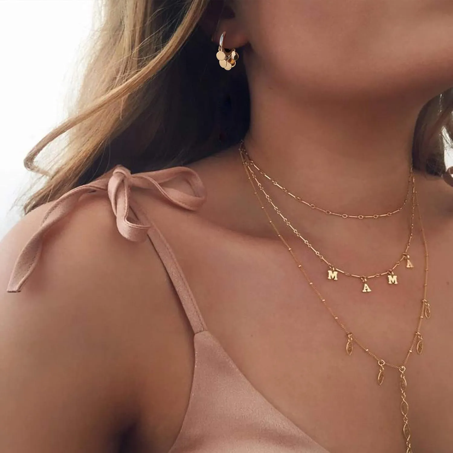 WEARON Gold Huggie Hoop Earrings for Women 14k Gold Plated Small Charm Drop Dangle Earrings Hypoallergenic Jewelry Gifts