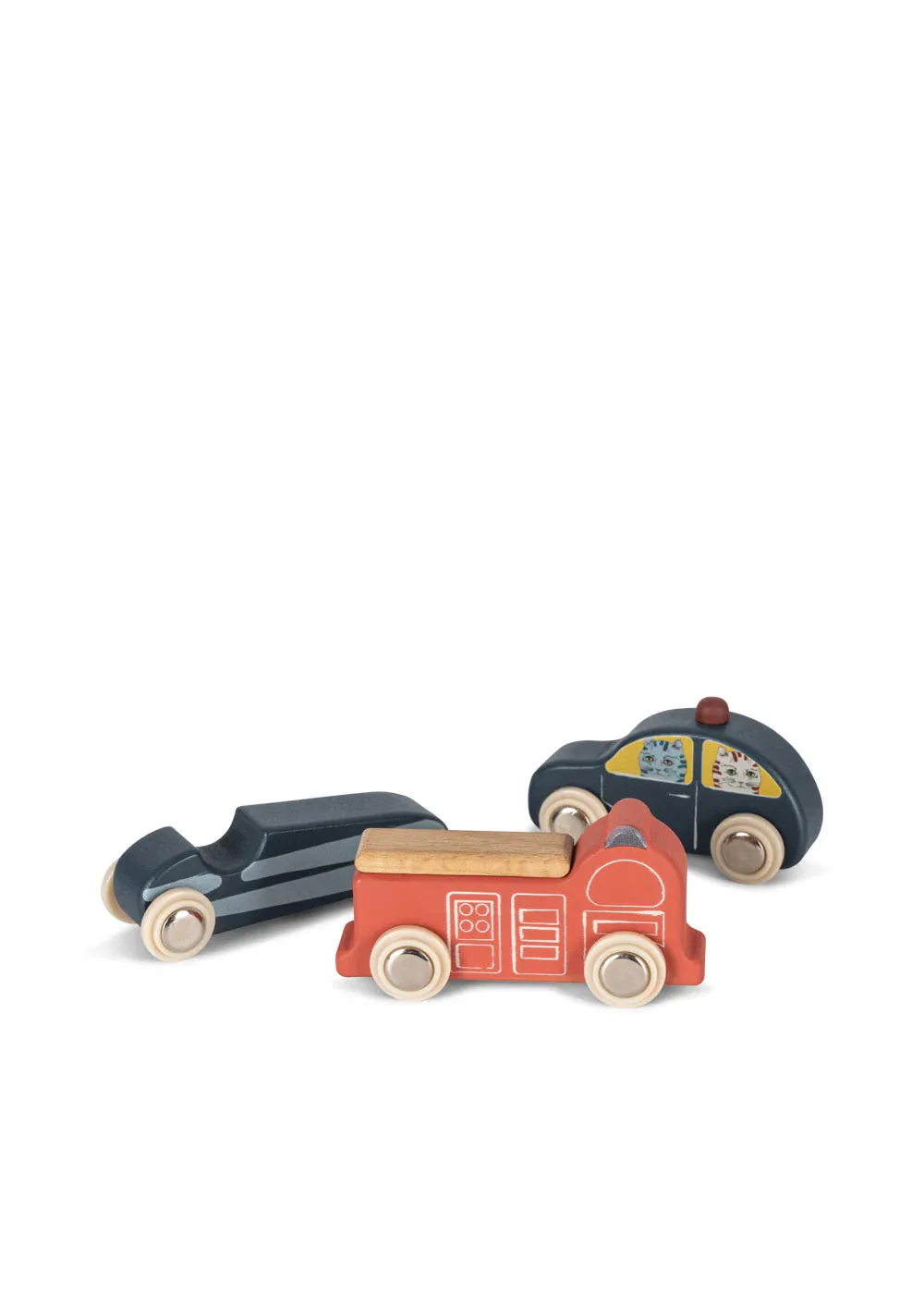 Wooden Mini Cars - Multicolor
