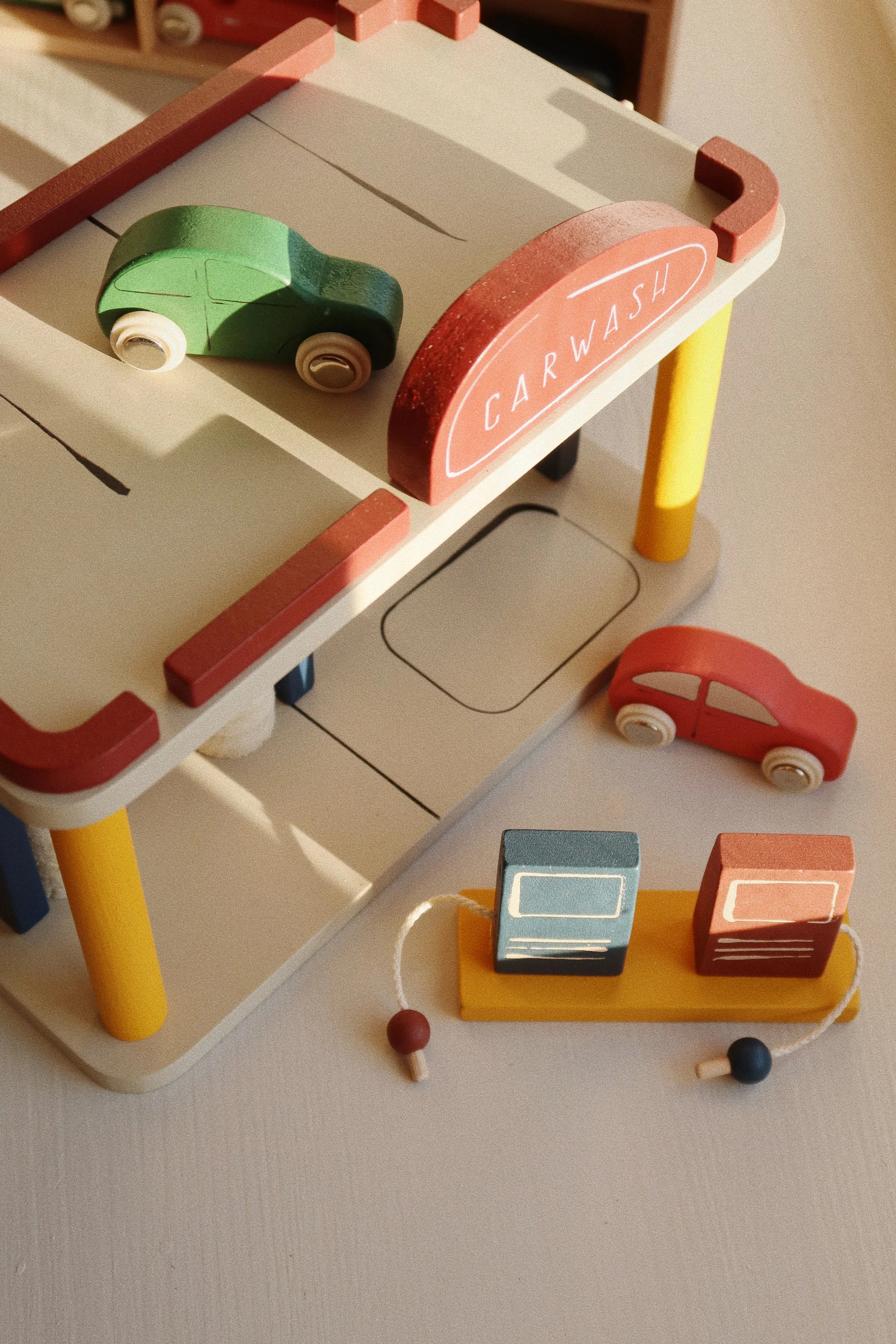 Wooden Mini Cars - Multicolor