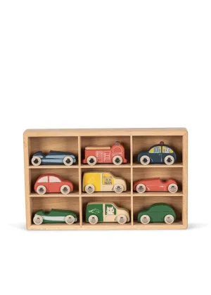 Wooden Mini Cars - Multicolor