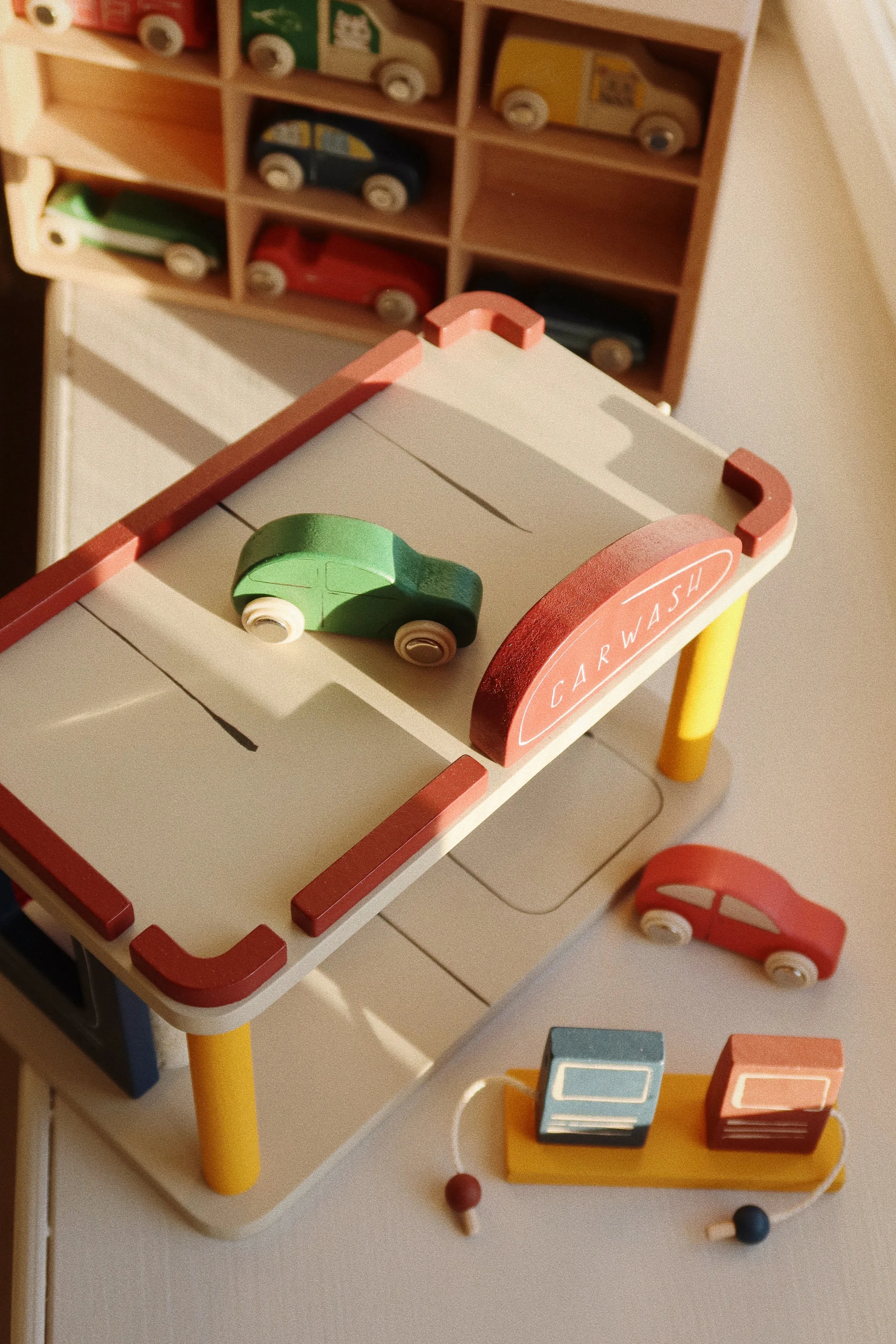 Wooden Mini Cars - Multicolor
