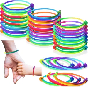 Yinkin 24 Pcs First Day of School Bracelets Back to School Gifts Friendship Bracelet Mother Son Daughter Bracelet Neon Mommy and Me Bracelets Adjustable Woven Rope Paracord for Girls Kids Boys