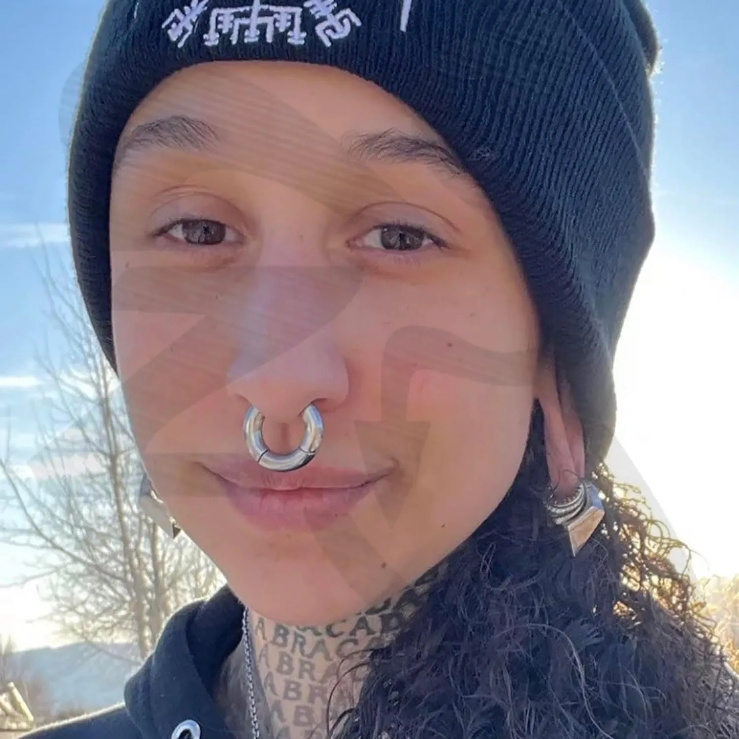 ZS Hinged Segment Clicker PA Ring Spring Action BCR Rings, 2G 4G 6G 8G 10G 12G Septum Nose Rings, Surgical Steel Pierced Body Jewelry for Men Women